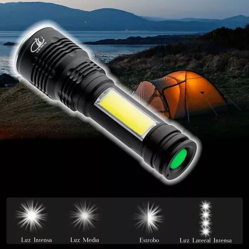 Miniatura 7 de Linterna Portatil 4 Modos 2x