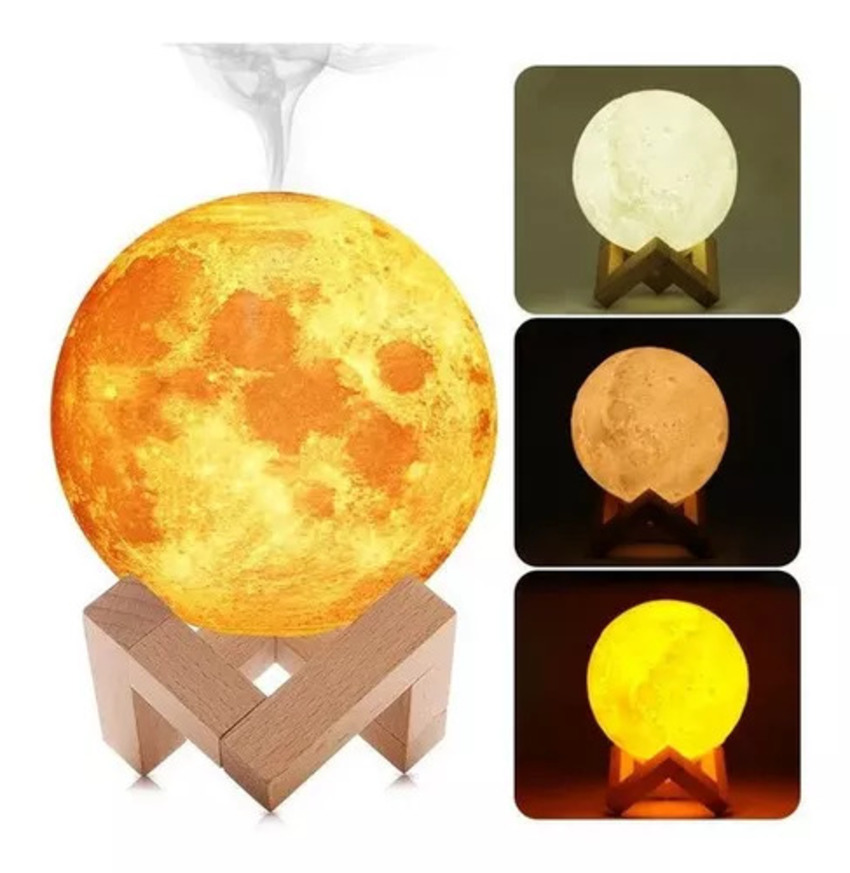 Humidificador Difusor Aroma Lámpara Luna