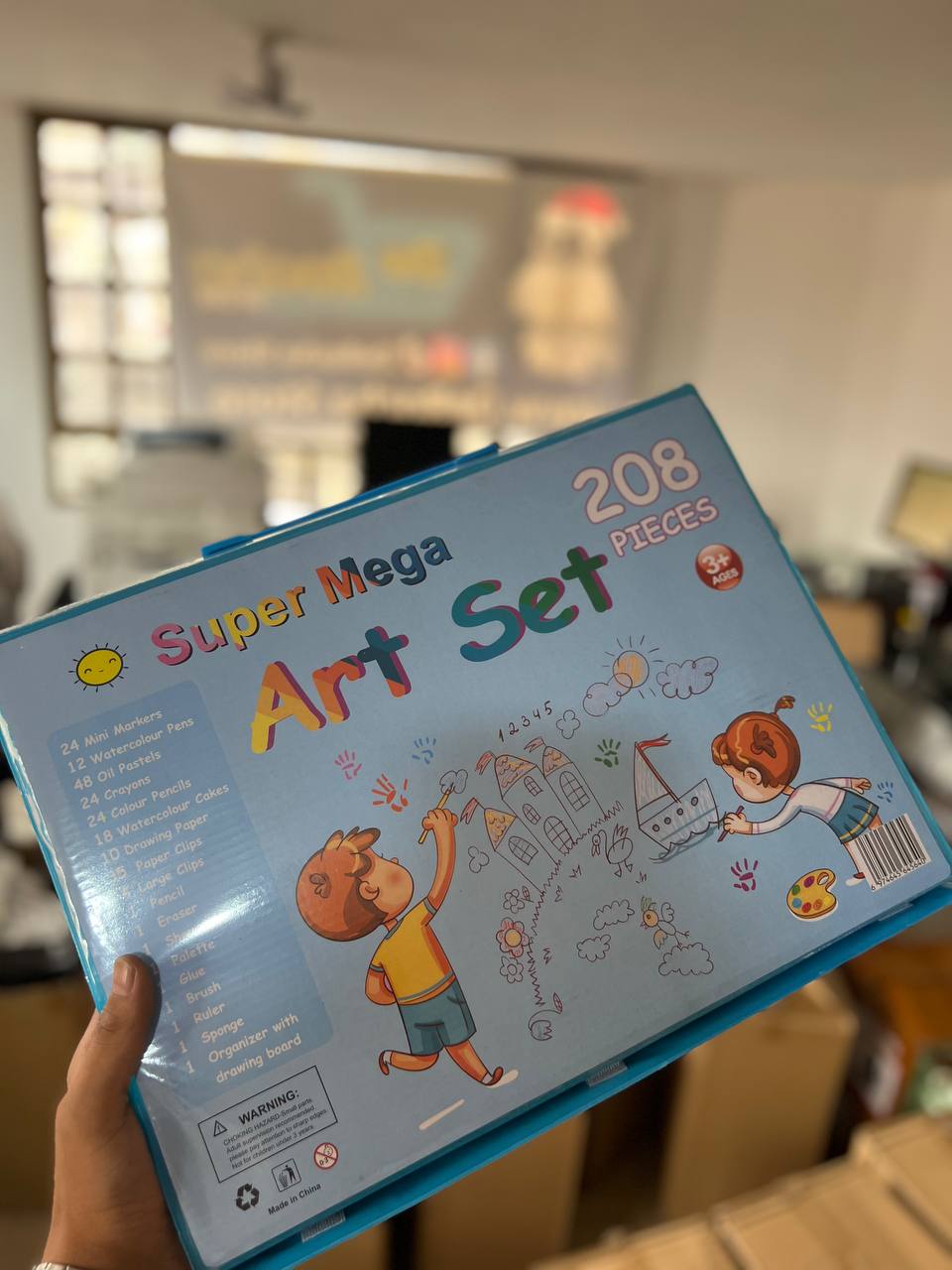 Set Arte Infantil X208 Piezas Colores