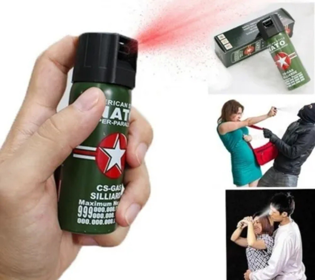 Miniatura 3 de Gas Pimienta Spray Nato Alemán 40ml