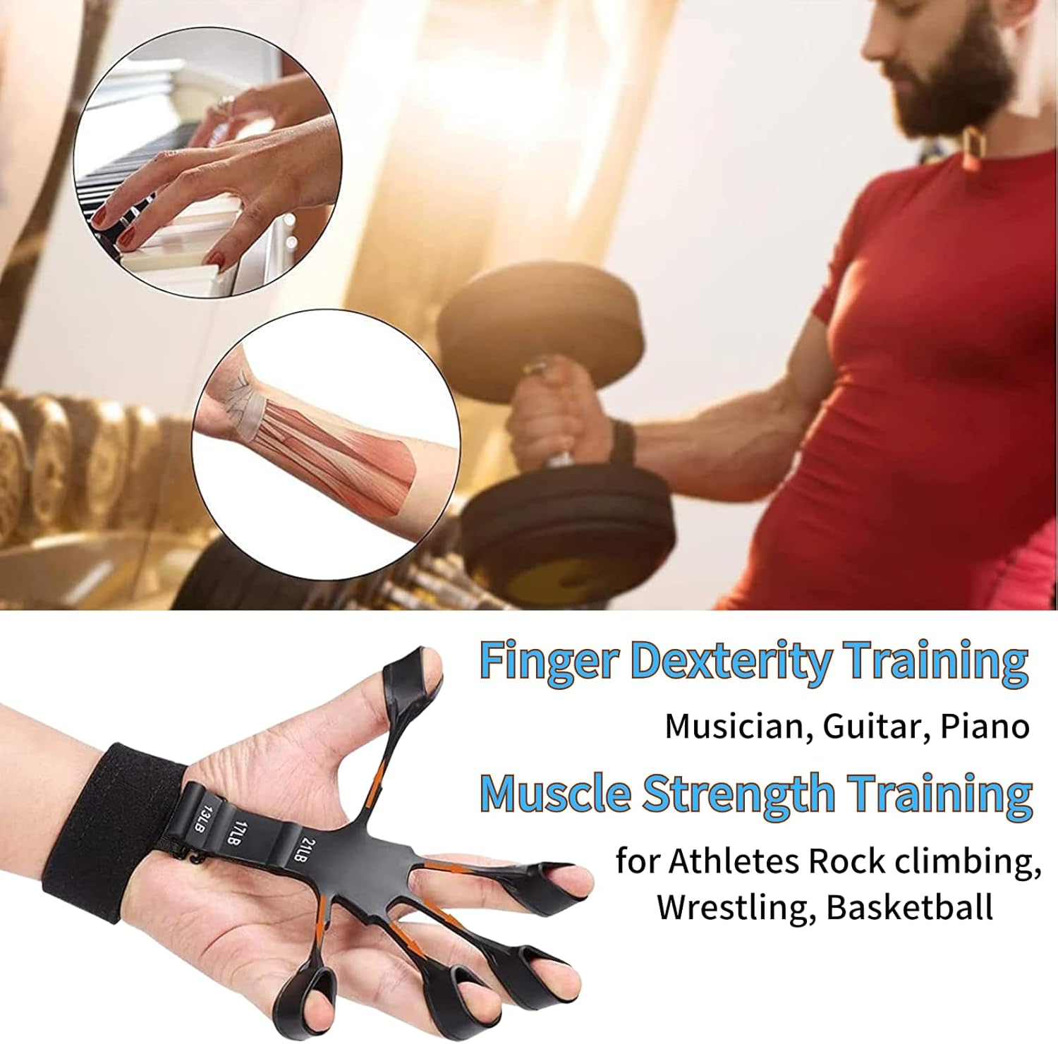 Ejercitador de manos y dedos disponible en Yaxa Colombia