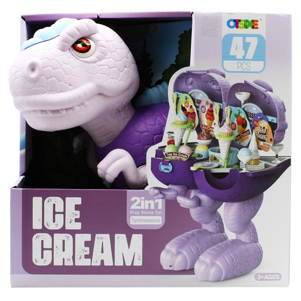 Caja De Juguetes Heladería Tiranosaurio