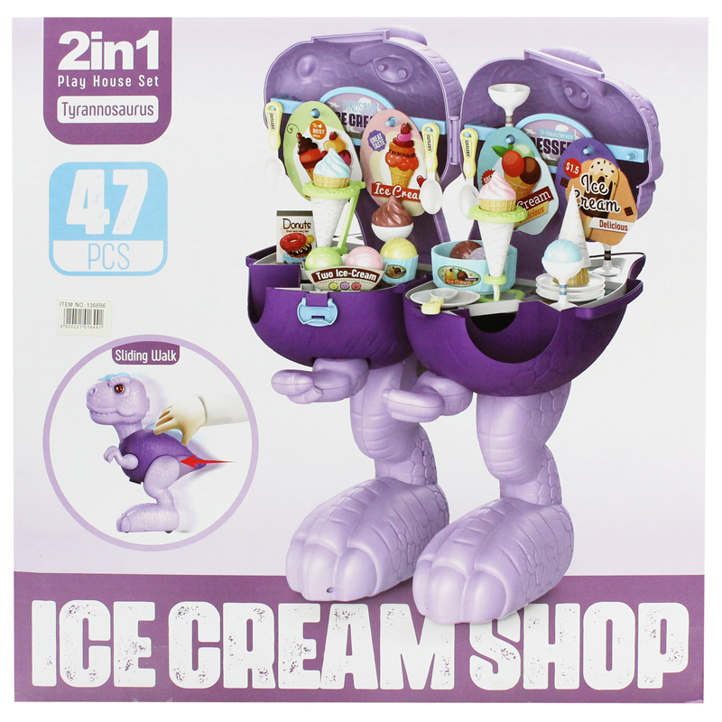 Miniatura 4 de Caja De Juguetes Heladería Tiranosaurio
