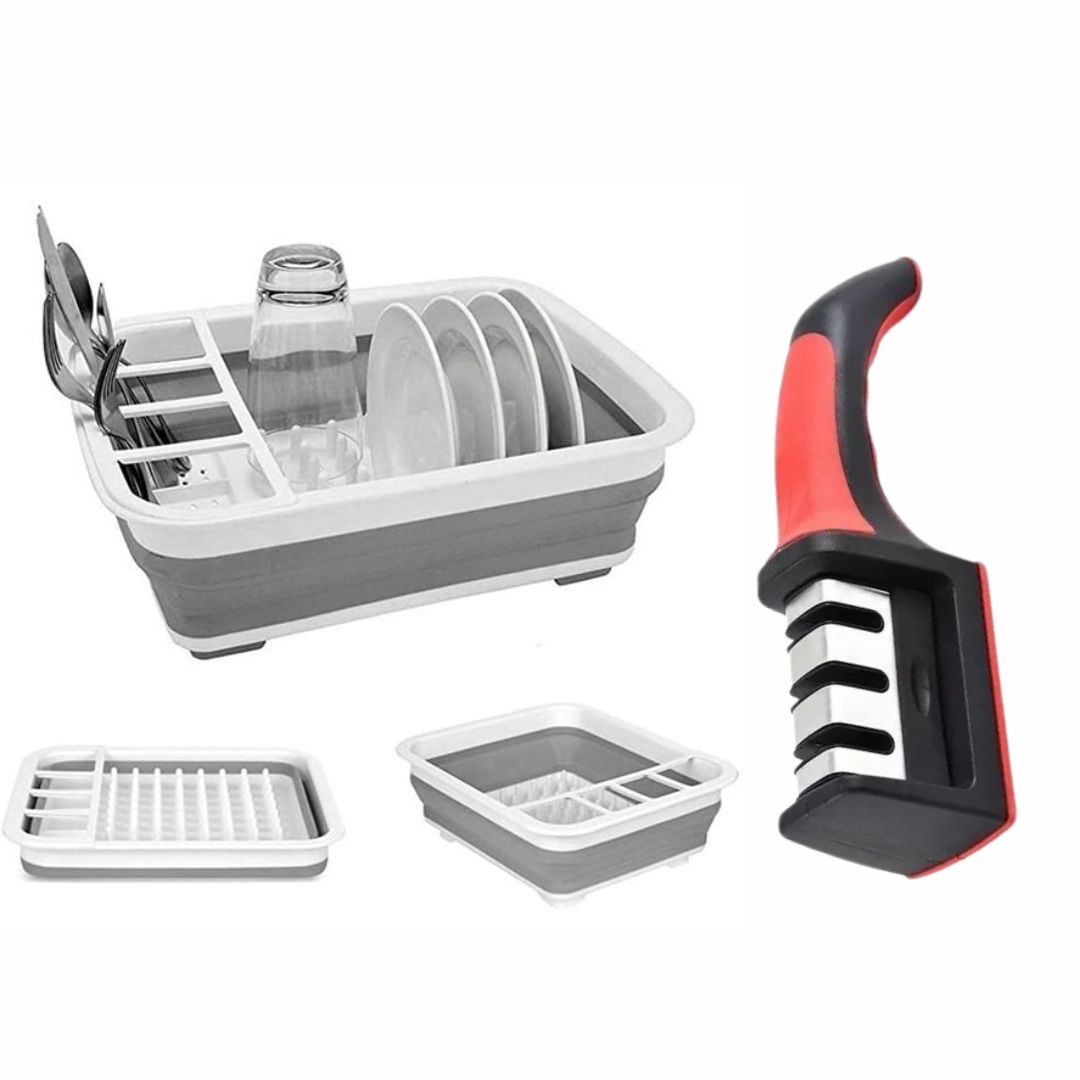 Miniatura 2 de Combo Escurridor de Plástico + Afilador