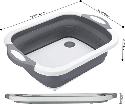 Miniatura 2 de Tabla Cesta Para Picar Plegable 3 En 1 ⚡