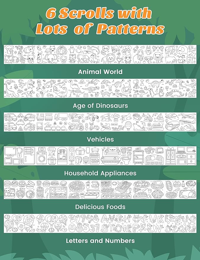 Miniatura 5 de Rollo De Dibujo Para Niños Adhesivo 3M