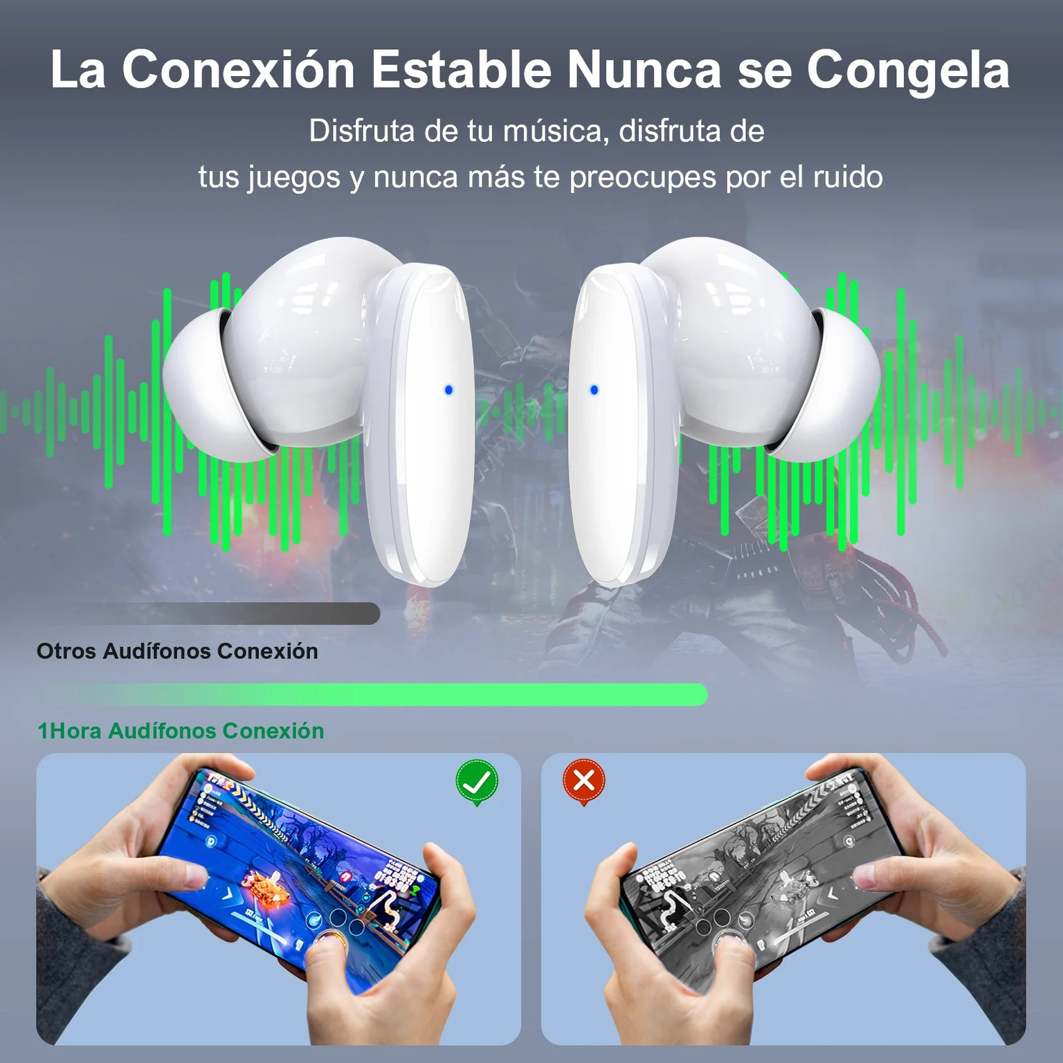 Miniatura 1 de Audífonos Inalámbrico Bluetooth Aut205