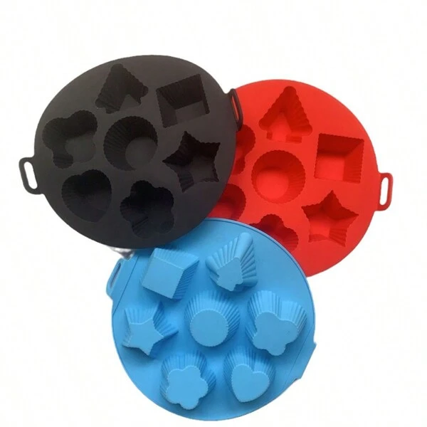 Molde Para Cup Cake De 7 Agujeros