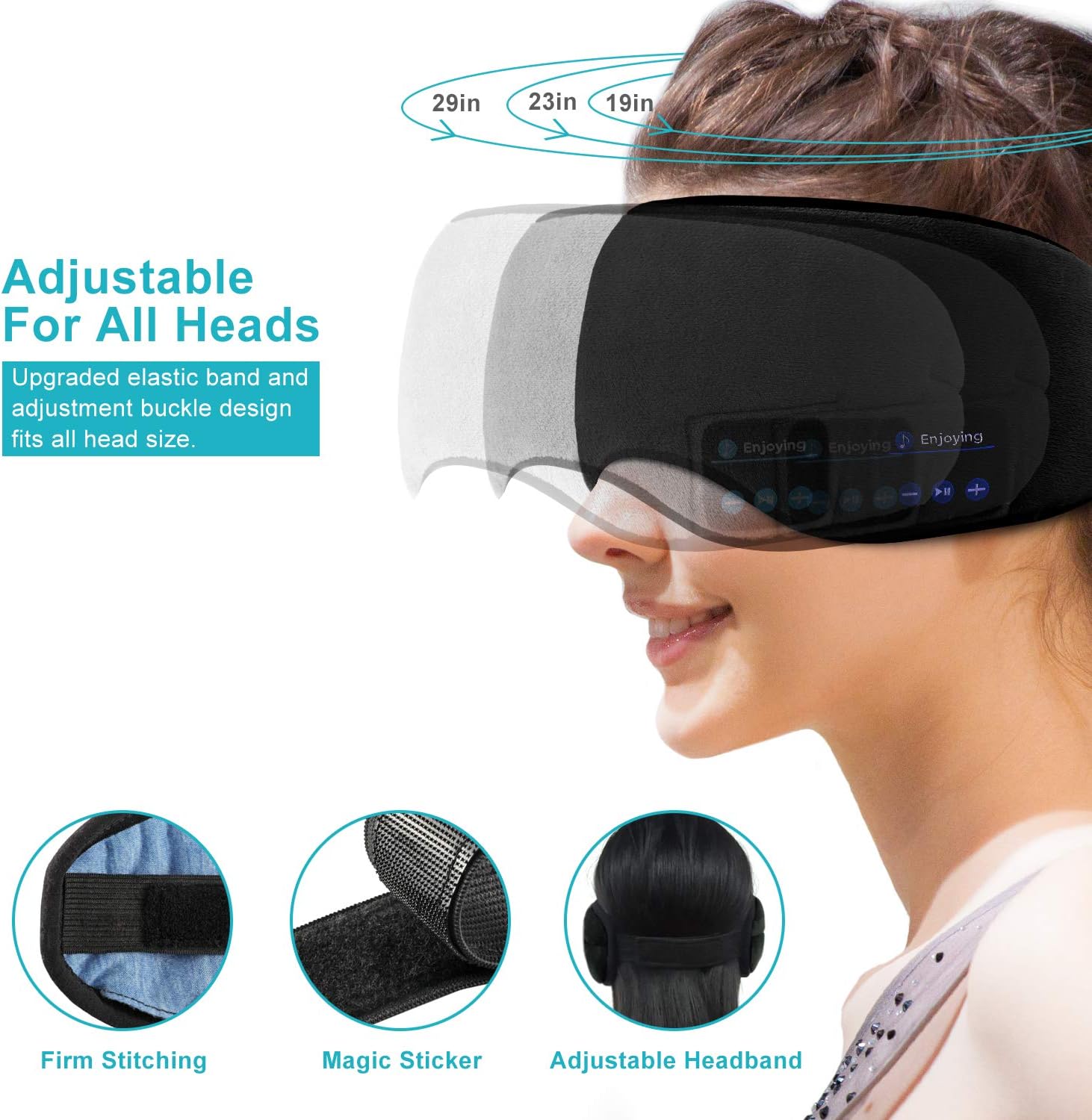 Miniatura 2 de Balaca Bluetooth Antifaz Para Dormir