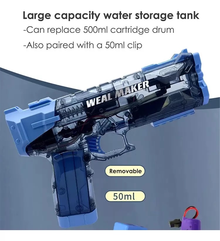 Miniatura 4 de Pistola De Agua Eléctrica Con Disparo