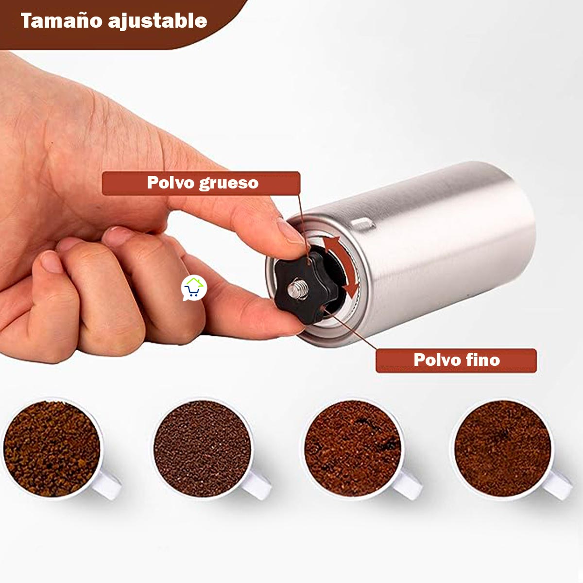 Miniatura 7 de Molino De Cafe Manual Portatil 2918