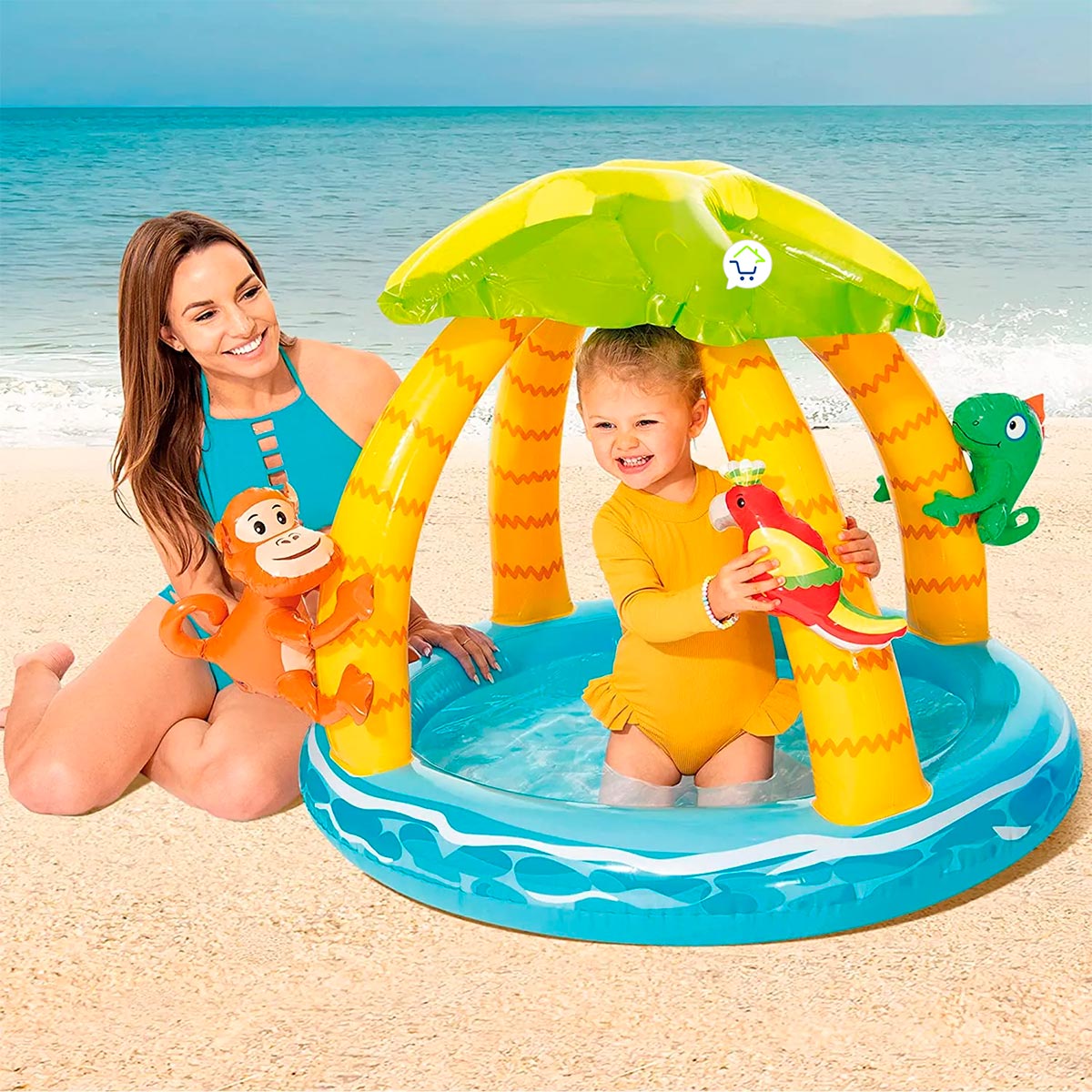 Miniatura 3 de Piscina Isla Flotador Inflable 58417NP