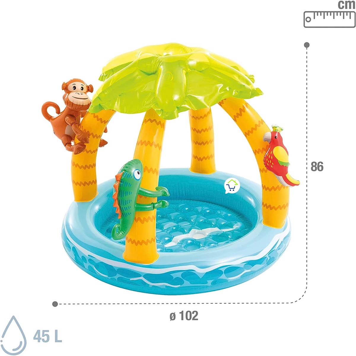 Piscina Isla Flotador Inflable 58417NP