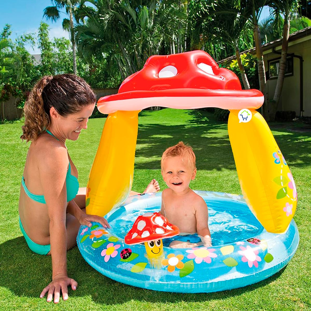Miniatura 4 de Piscina Hongo Flotador Infantil 57114NP
