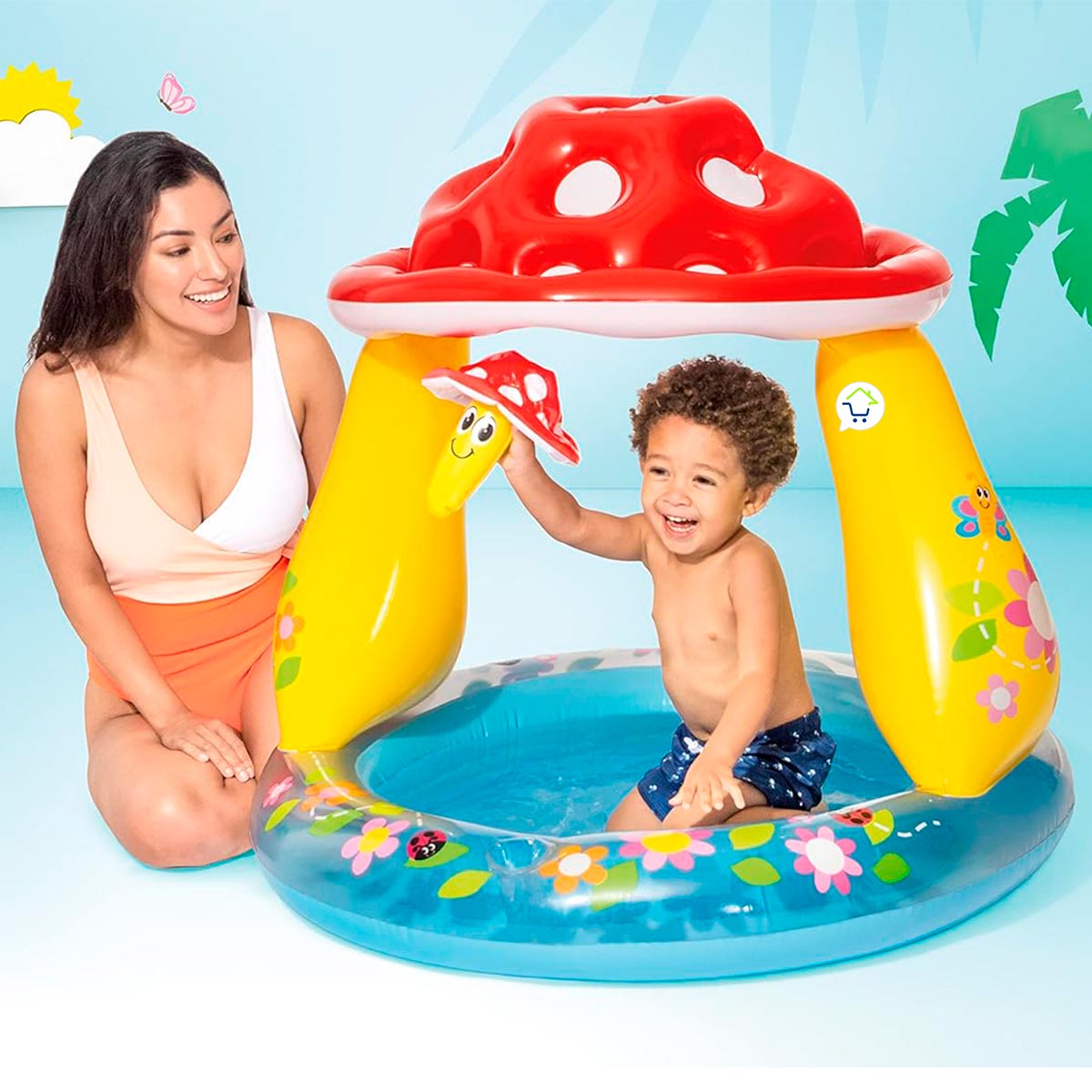 Miniatura 3 de Piscina Hongo Flotador Infantil 57114NP
