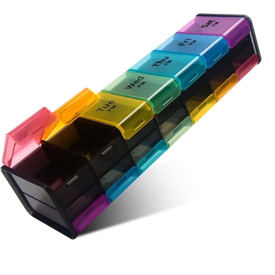 Miniatura 2 de Pastillero semanal día y noche grande 14