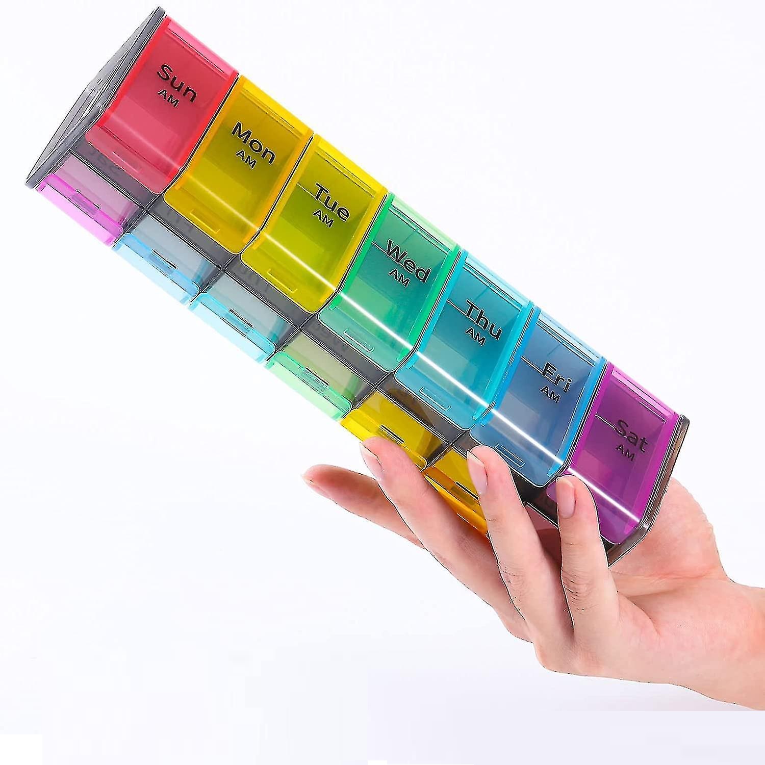 Miniatura 8 de Pastillero semanal día y noche grande 14