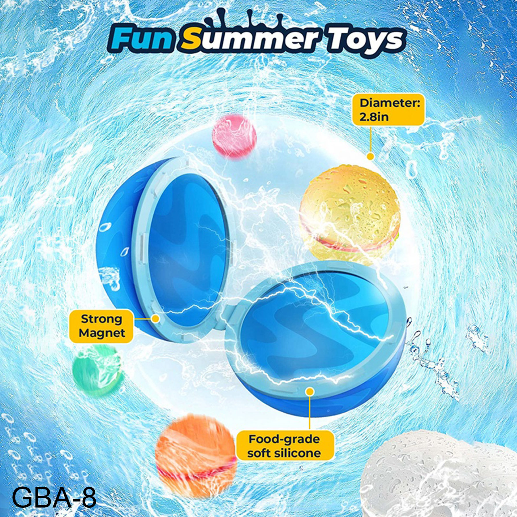 Miniatura 2 de GBA-8 GLOBO BOMBA DE AGUA RECARGABLE