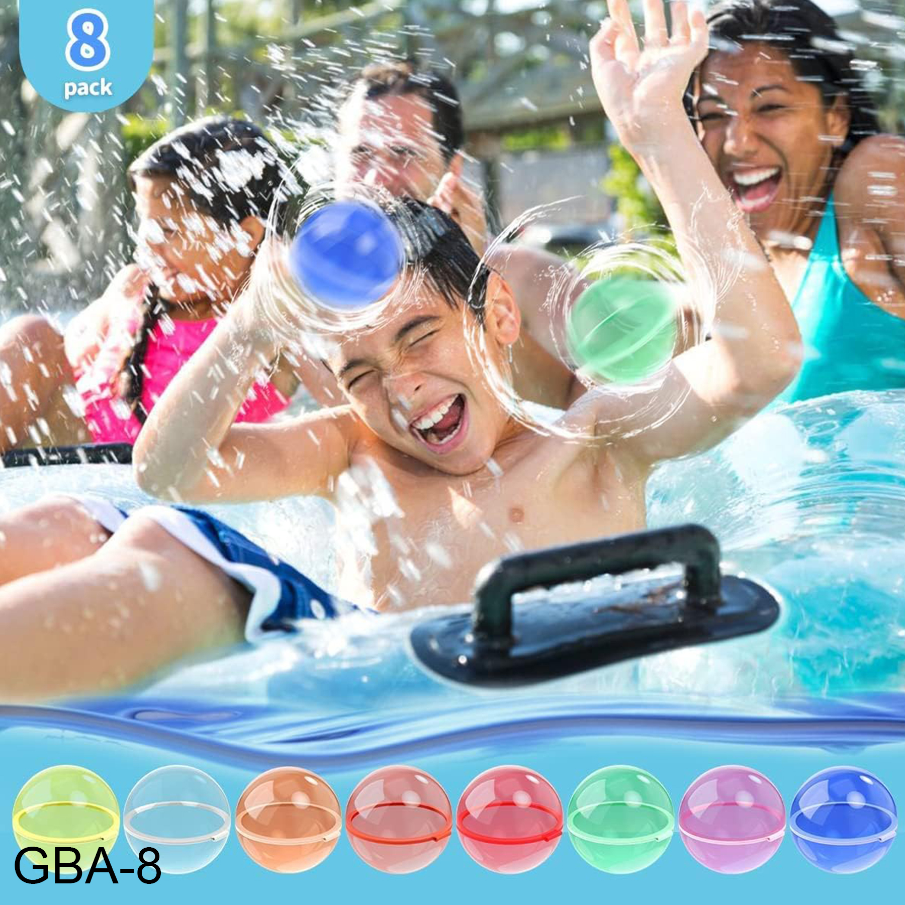 Miniatura 3 de GBA-8 GLOBO BOMBA DE AGUA RECARGABLE