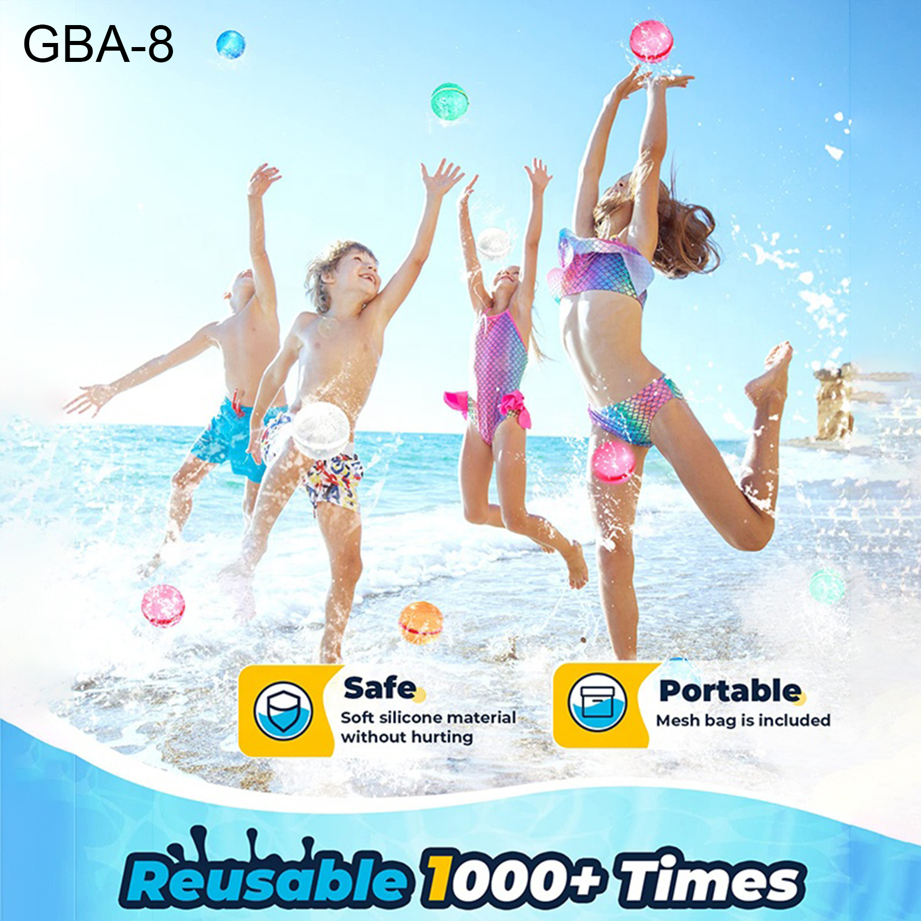 Miniatura 1 de GBA-8 GLOBO BOMBA DE AGUA RECARGABLE