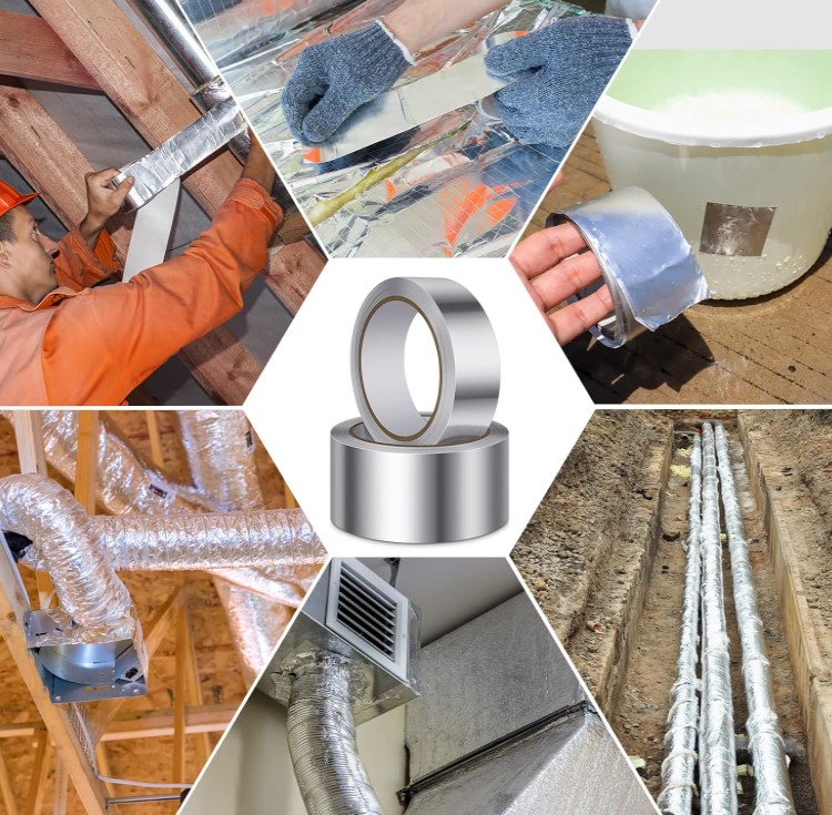 Miniatura 3 de Cinta adhesiva de papel de aluminio súpe