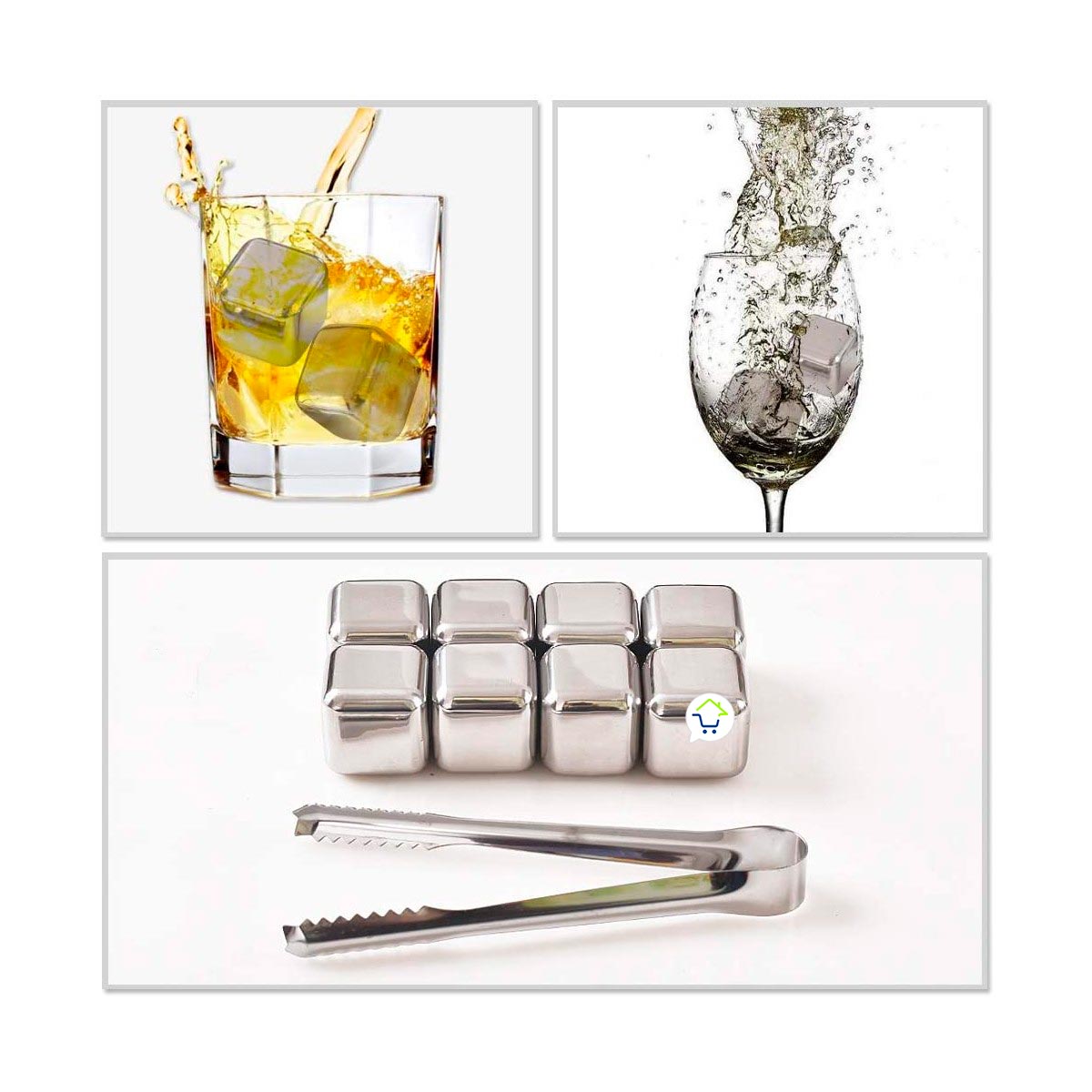 Miniatura 4 de Cubos De Hielo Reutilizables x6 GT-09