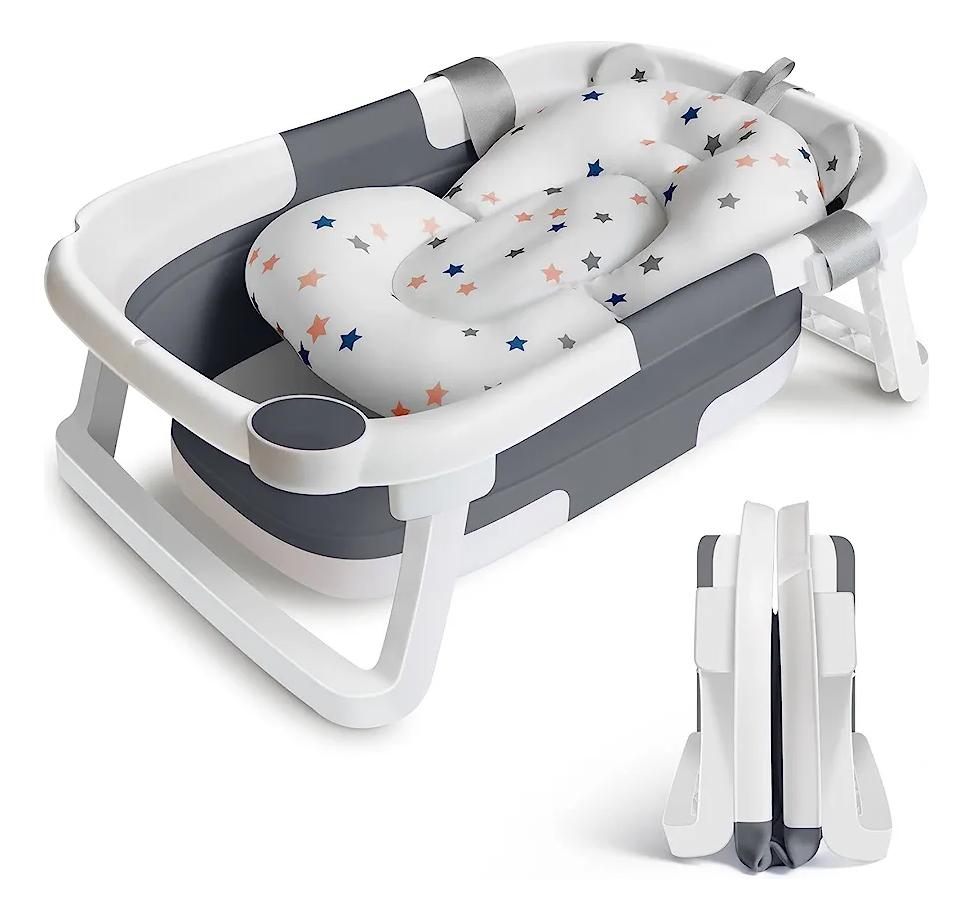 Bañera Tina Plegable Para Bebé Con Termo