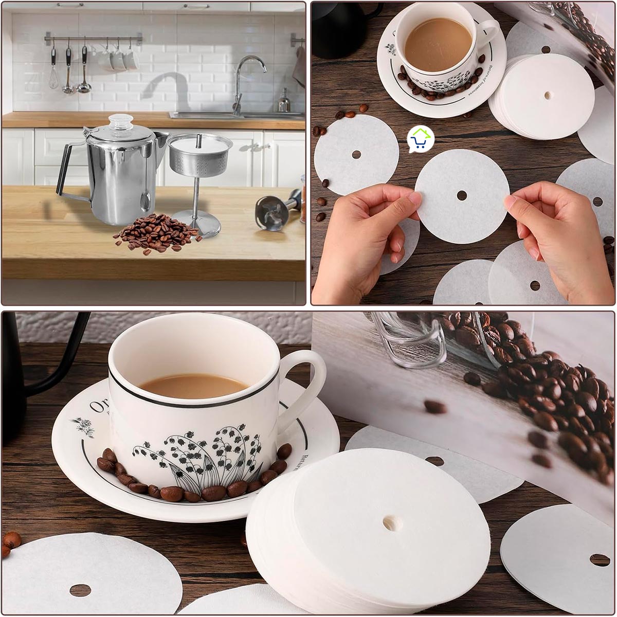 Miniatura 5 de Filtro Para Cafetera X100 De Papel F-7