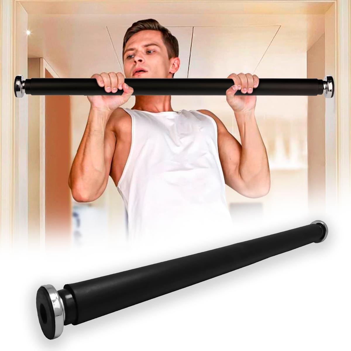 Miniatura 2 de Barra Ejercicios Puerta Dominadas 8062-5
