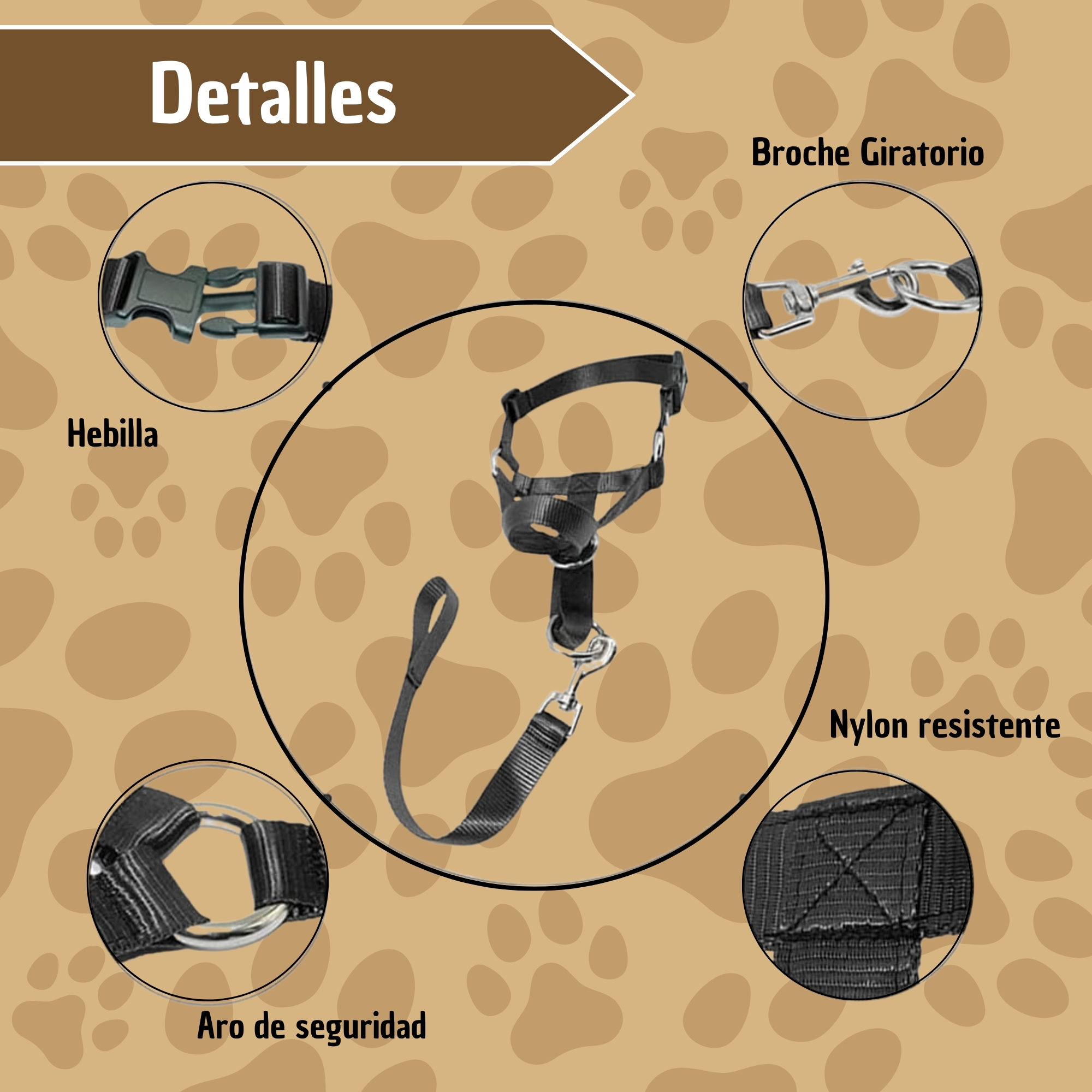 Collar Para Perro Bozal De Entrenamiento Halti 4