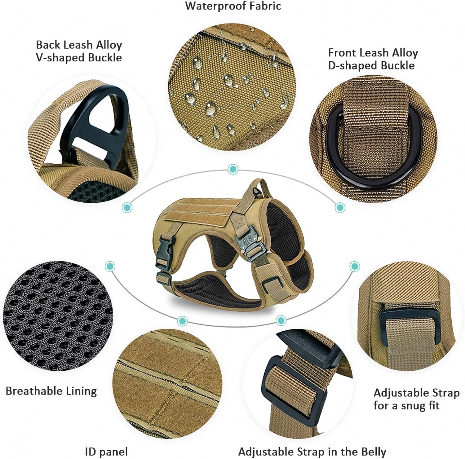 Arnes Para Perro Entrenamiento Razas Fuertes 5