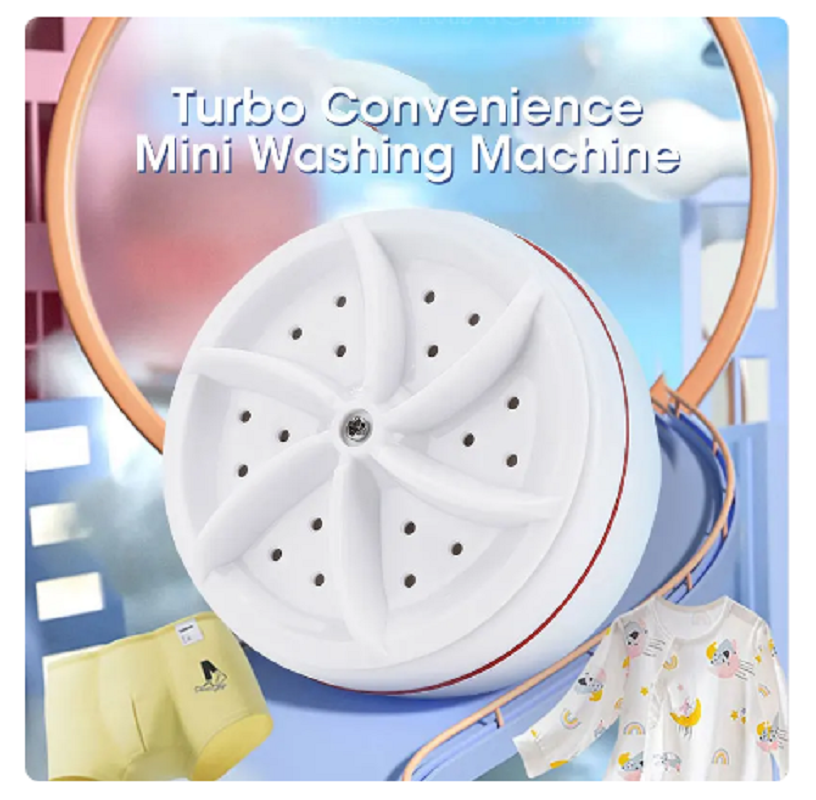 Miniatura 5 de Mini Lavadora Turbina Portátil
