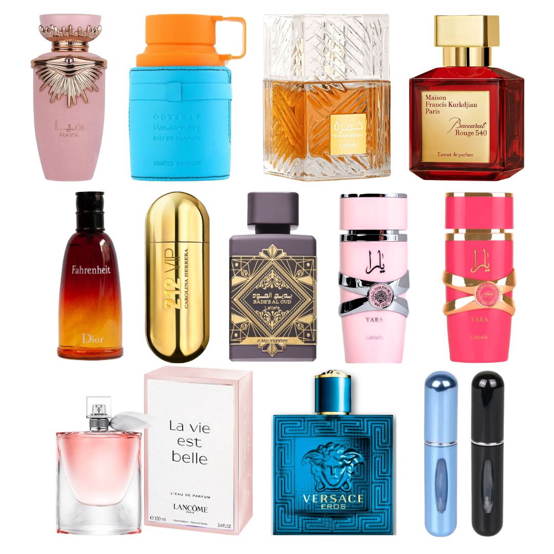 PROMO 11 PERFUMES TIENDA MALI+2PERFUMERO