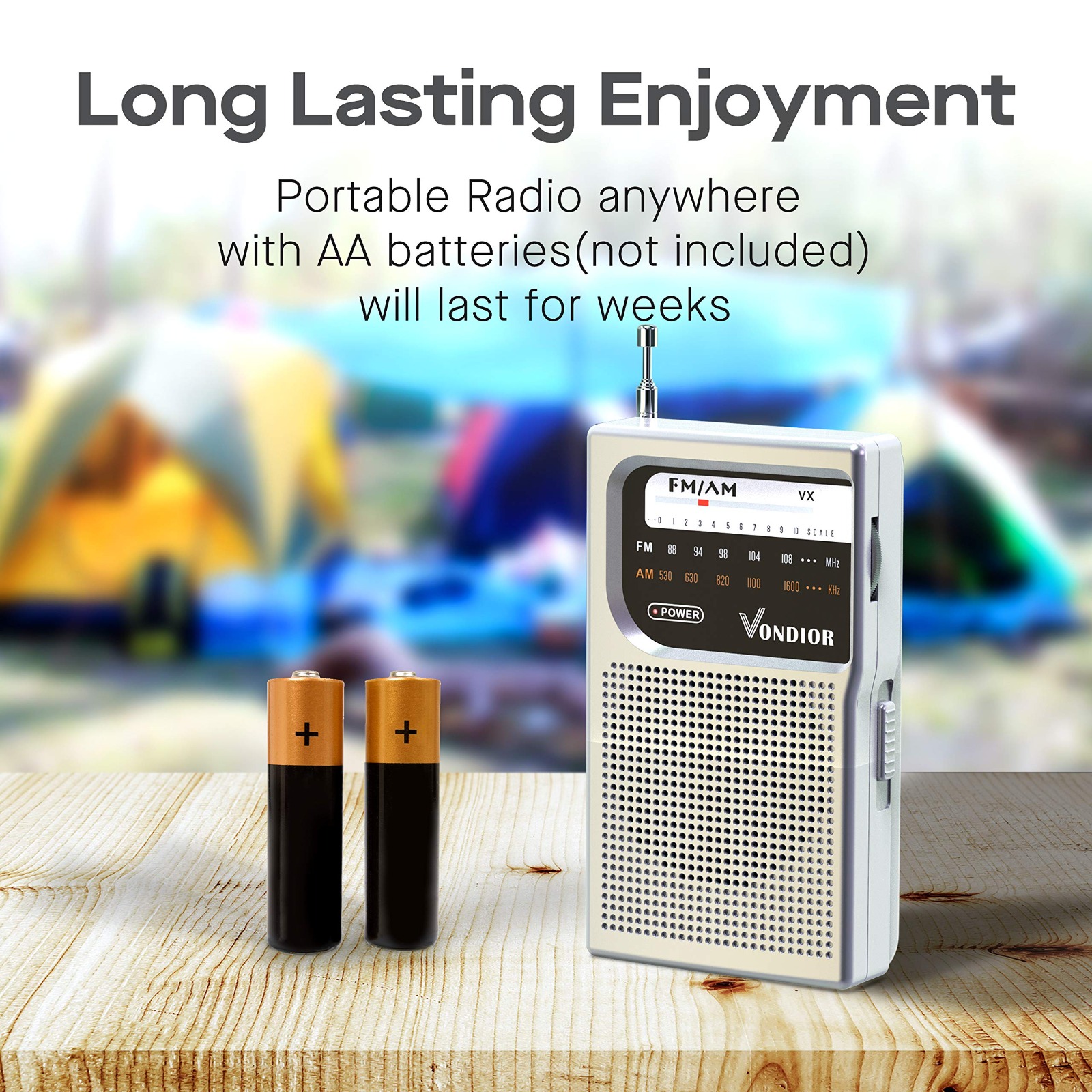 Miniatura 4 de Mini Radio De Bolsillo Portatil Am/fm 2