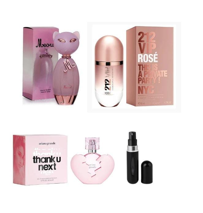 MEOW+212VIPROSE+THANK U NEXT+PERFUMERO