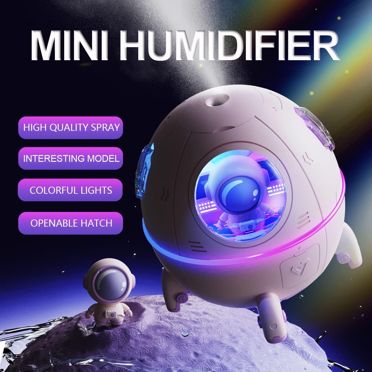 Miniatura 3 de Astronauta En Capsula Humidificador De 2