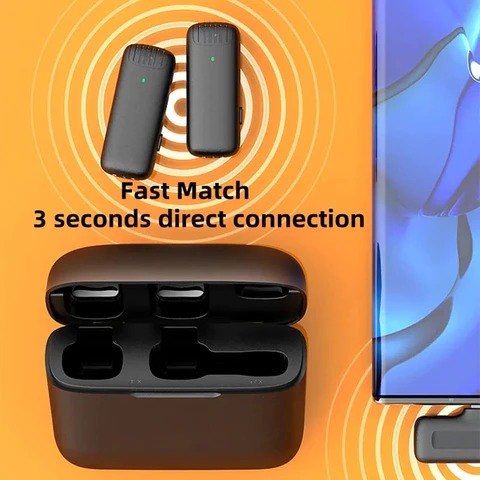 Miniatura 2 de Micrófono inalámbrico de Lavalier de 2.4