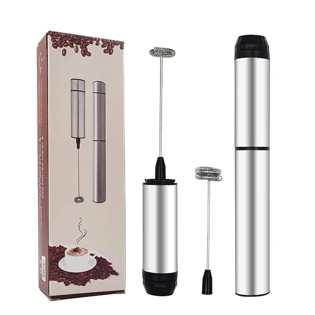 ESPUMADOR PARA BEBIDAS PLATEADO