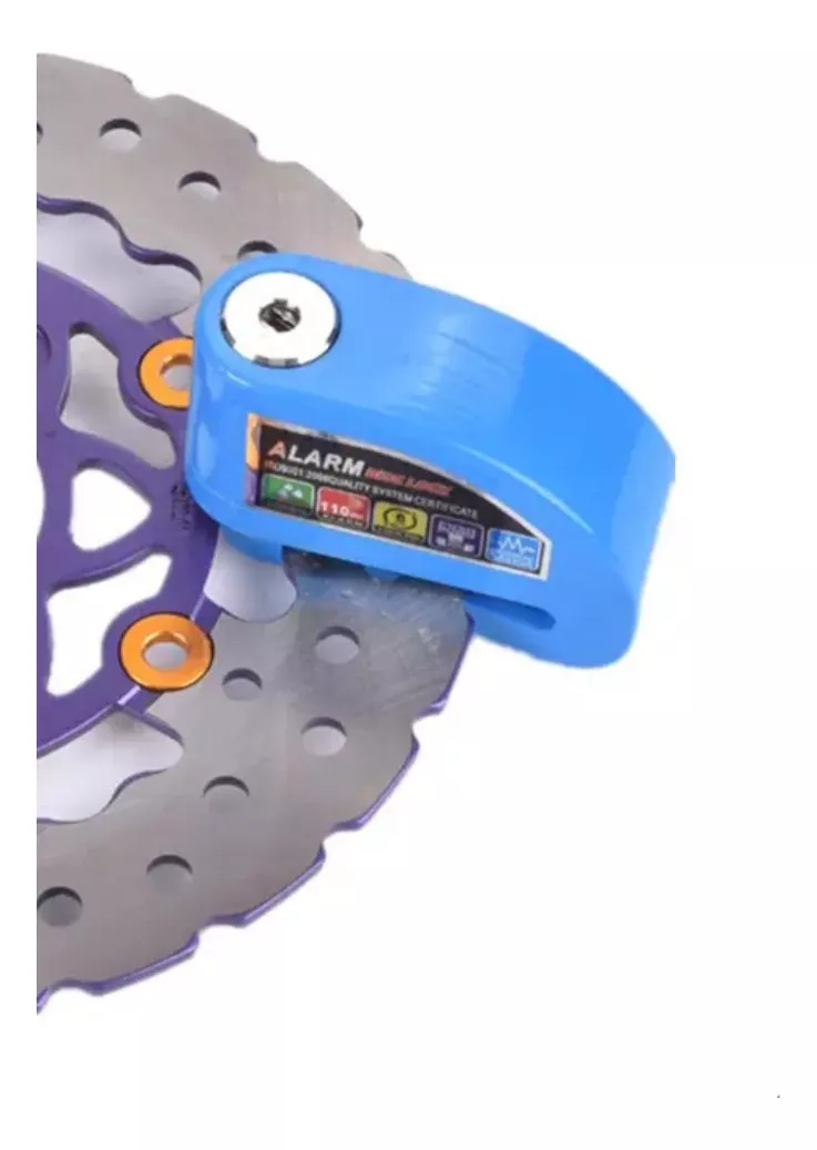 Candado Traba Disco Con Alarma Moto GR