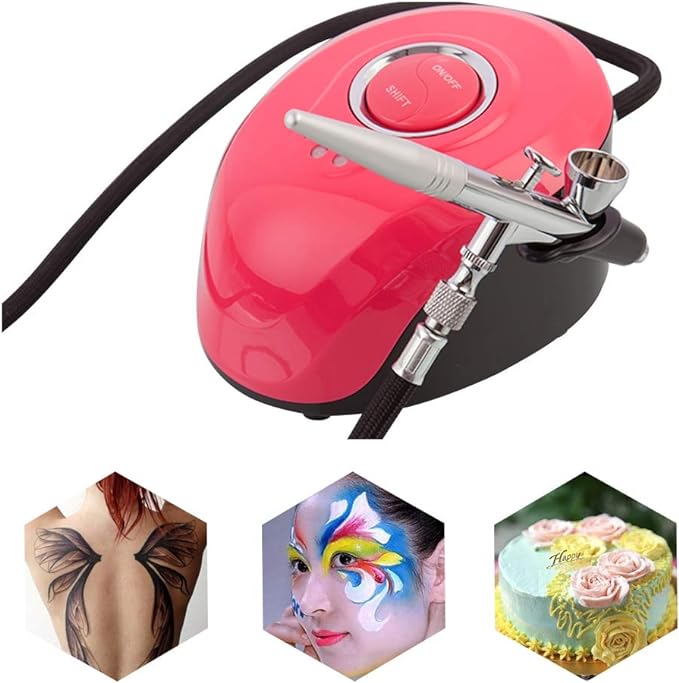 Kit De Aerógrafo Mini Compresor