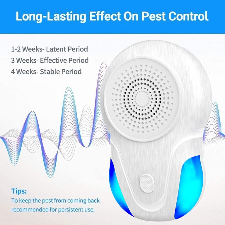 Miniatura 2 de Repelente De Insectos Ultrasonic Con Luz