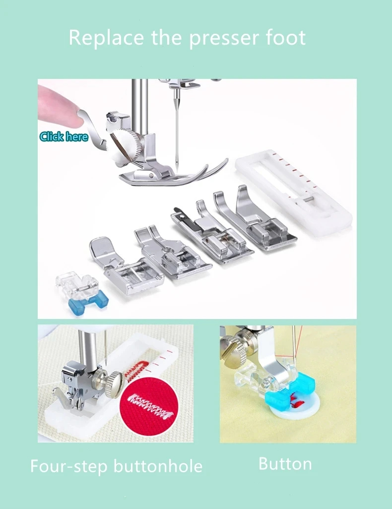 Miniatura 4 de MAQUINA DE COSER PORTATIL GRANDE