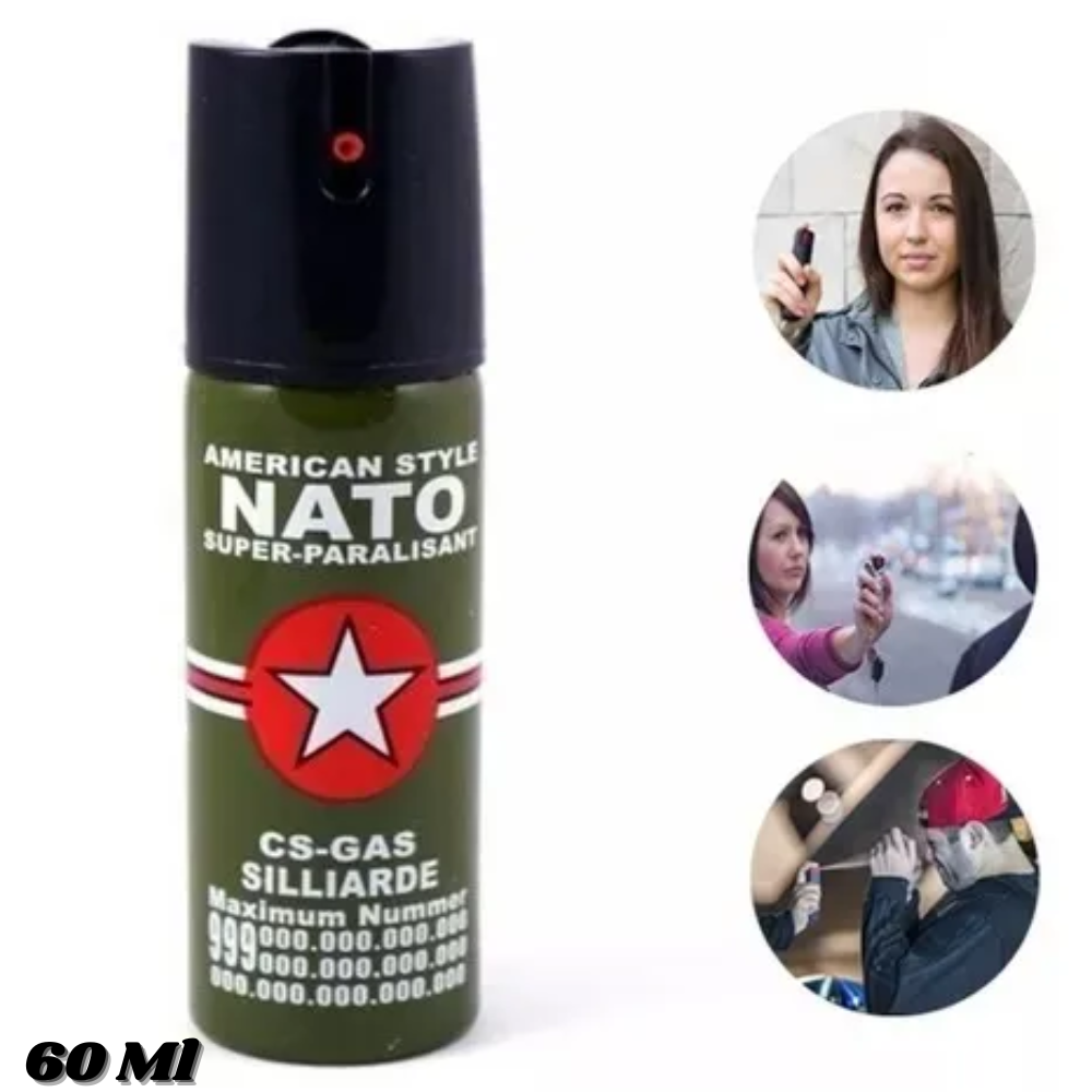 Gas Pimienta Defensa Personal Nato 60ml