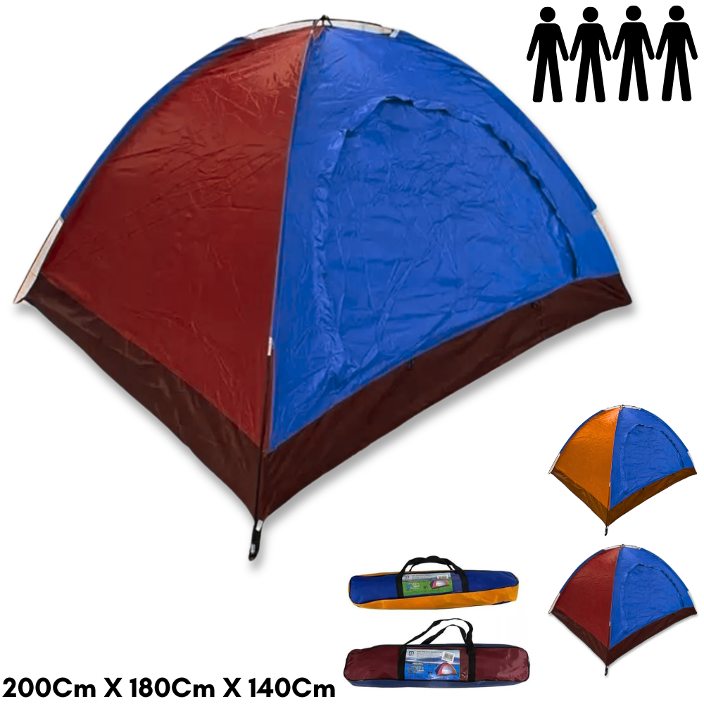 Carpa Camping Impermeable Para 4 Persona