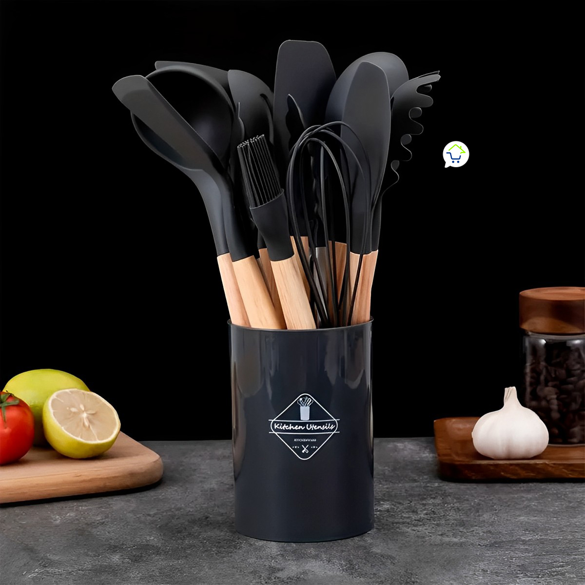 Miniatura 3 de Set Utensilios x11 De Silicona LO8-4