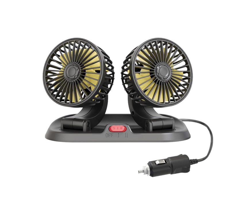 Miniatura 2 de Ventilador de doble cabeza para coche