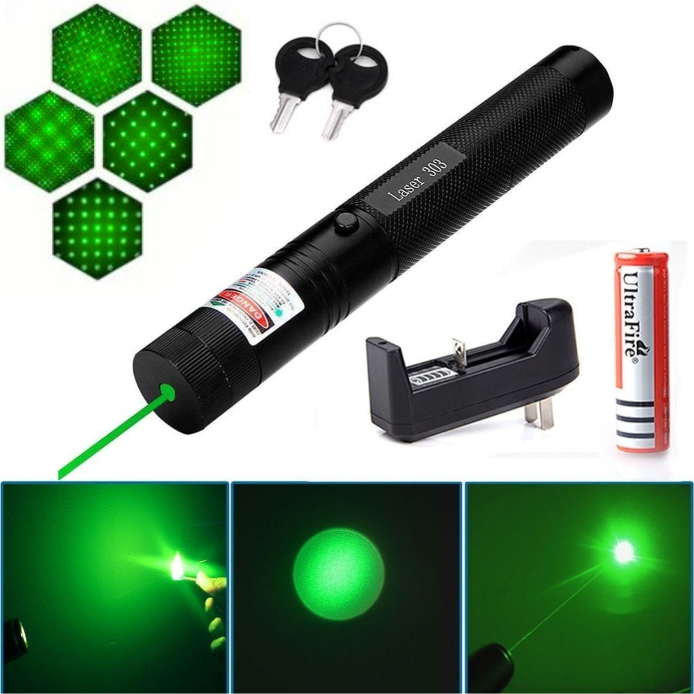 Laser Punto Verde Super Potente Con Llav