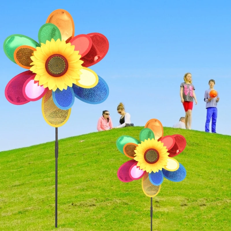 Miniatura 3 de MOLINO DE VIENTO GIRASOL PARA JARDIN
