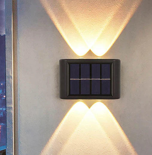 Lámpara Solar LED de pared para exterior
