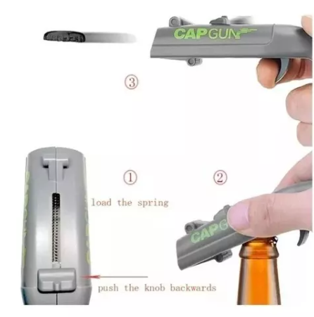 Destapador de pistola lanza tapas